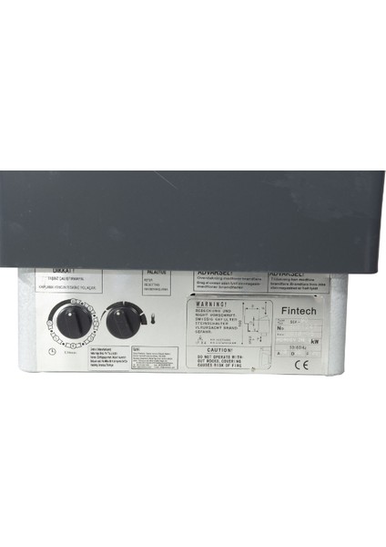 Gövdeden Kumandalı Sauna Sobası Ftn Model 3 Kw 2-4 M3 (20 kg Taş)-Toptancıyızbiz