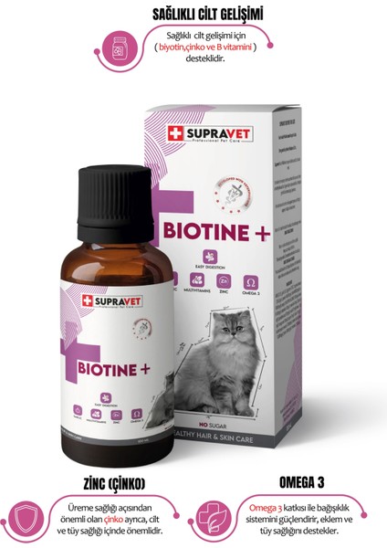 Set-04 Multi Vitaminli Kedi Malt Macunu 100 gr + Biotine Tüy Dökülmesi Engelleyici Damla 100 ml