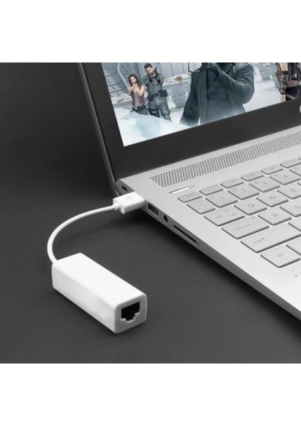 2.0 USB To Ethernet Çevirici Adaptör Windows/mac Uyumlu ENF-1520 (100 Mbps) Dönüştürücü