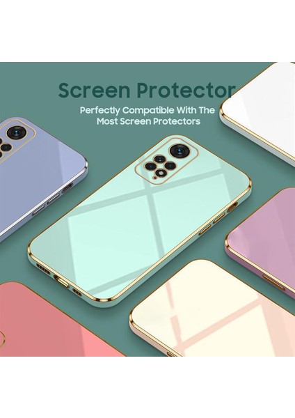 Xiaomi Redmi Note 11 Pro Kılıf Kamera Korumalı Parlak Gold Kenarlı Yumuşak Silikon Kapak fırsatları