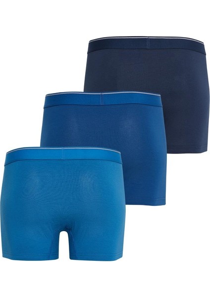 Erkek Boxer Kısa Boy Pamuklu 3'lü Paket 9670
