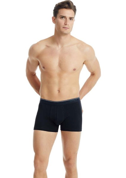 Erkek Boxer Kısa Boy Pamuklu 3'lü Paket 9670 modelleri