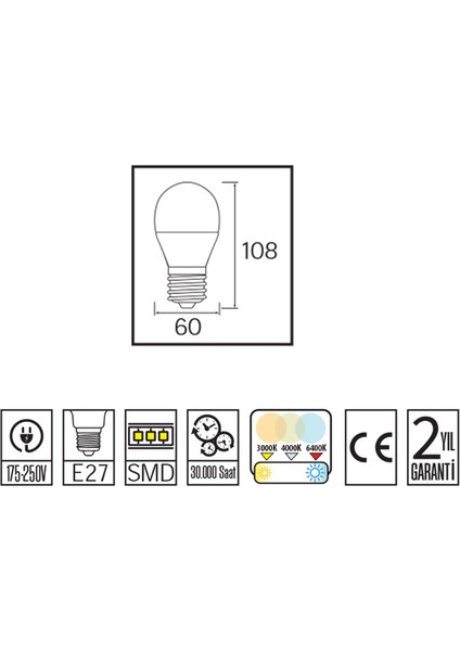 10 Watt Renkli Ampul Renk Değiştiren Ampul 940 Lümen Renkli Lamba Beyaz- Kırık Beyaz- Günışığı