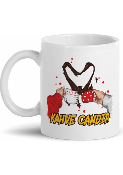 Kupa Bardak Kahve Candır Tasarımlı Kahve Kupası Mr-05