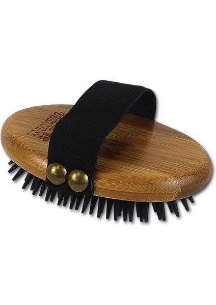 Groom Evcil Hayvanlar Için Kauçuk Kıllı Bambu Fırça