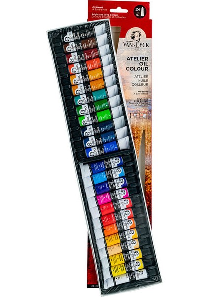 Atelier Yağlı Boya Seti 24 Renk x 12 Ml.
