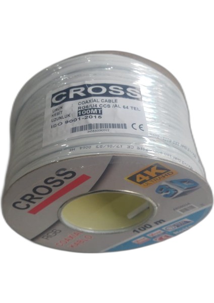 Çanak Anten Kablosu Rg6 U4 (64TEL)