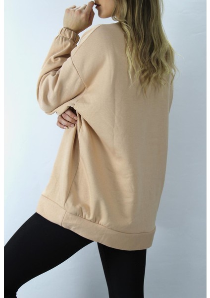 Baskılı Üç Iplik Sweat Vizon - DL420.1266.1 fırsatları