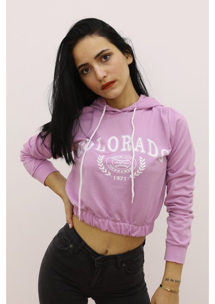Kapüşonlu Bel Lastikli Sweat - P-019085
