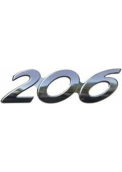 Peugeot 206 Bagaj Yazısı 206 Bagaj Yazısı 8663.XV