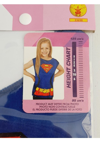 Dc Comics Supergirl Kostüm 3-6 Yaş fırsatları
