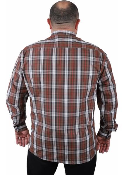 Büyük Beden Erkek Gömlek Line Square 23366 Lacivert fiyatları