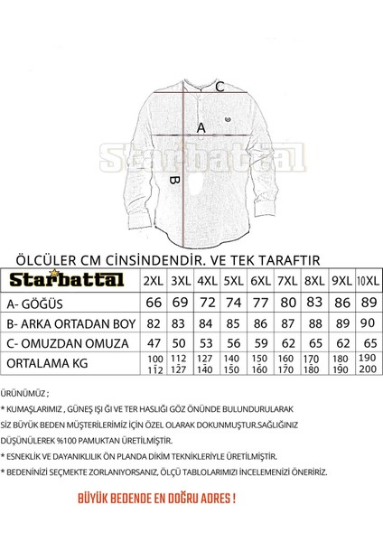 Büyük Beden Erkek Gömlek Line Square 23367 Neftı