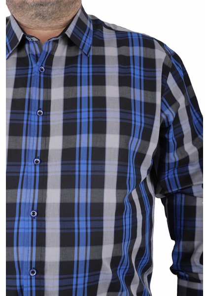 Büyük Beden Erkek Gömlek Viento 23369 Saks fiyatları