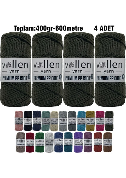 600M Polyester Makrome Ipi, Supla Ipi, Çanta Ipi, Bileklik IPI,MAKRAME,1.5MM-400GR