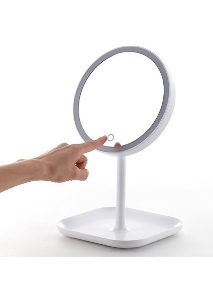 Dokunmatik LED Işıklı USB Şarjlı Makyaj Aynası