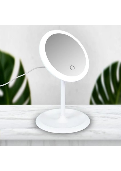 Dokunmatik LED Işıklı USB Şarjlı Makyaj Aynası fiyatları
