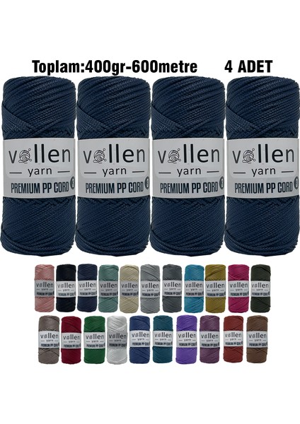600M Polyester Makrome Ipi, Supla Ipi, Çanta Ipi, Bileklik IPI,MAKRAME,1.5MM-400GR