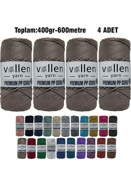 600M Polyester Makrome Ipi, Supla Ipi, Çanta Ipi, Bileklik IPI,MAKRAME,1.5MM-400GR