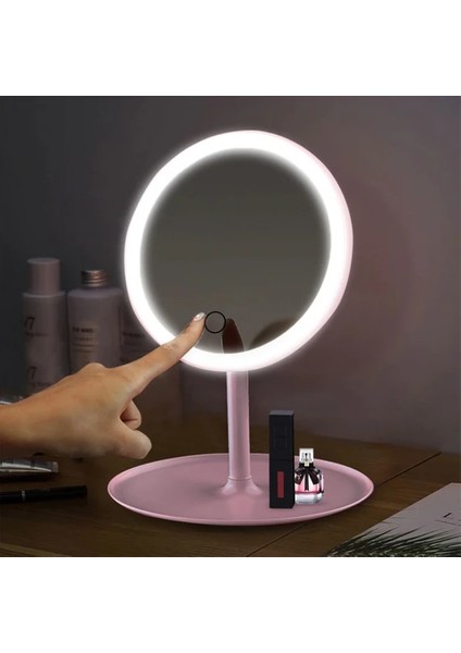 Dokunmatik LED Işıklı USB Şarjlı Makyaj Aynası fiyatları