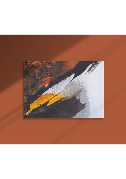 Soyut Ducker Beaky Dekoratif Yatay Kanvas Tablo