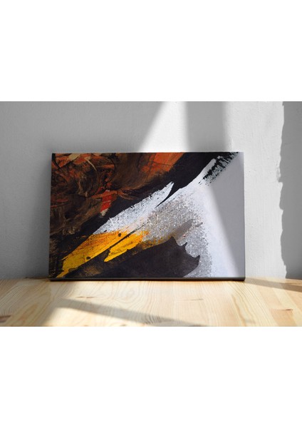 Soyut Ducker Beaky Dekoratif Yatay Kanvas Tablo modelleri