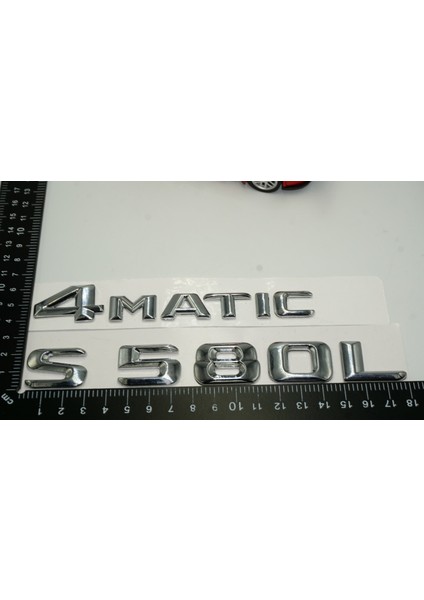 Benz S580L 4matic Maybach Bagaj Krom Metal 3m 3D Yazı Logo modelleri