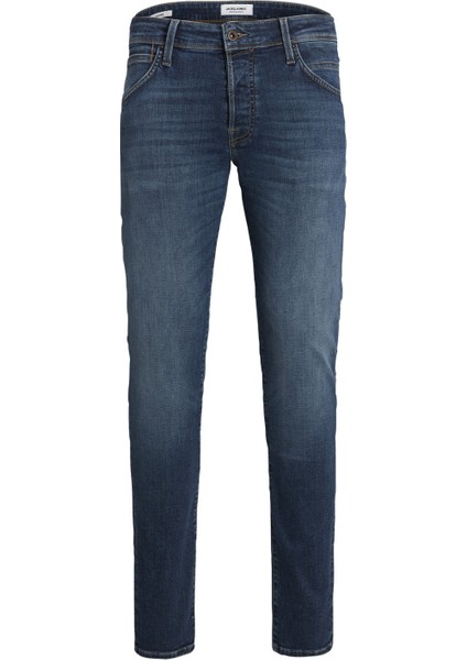 Jack & Jones Düşük Bel Slim Fit Lacivert Erkek Denim Pantolon 12223628_JJIGLENN Jjıfox Jos 547 50