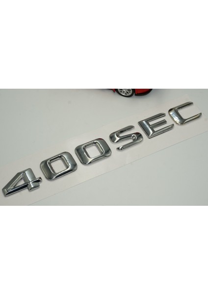 Benz 400 Sec Bagaj Krom Metal 3m 3D Yazı Logo