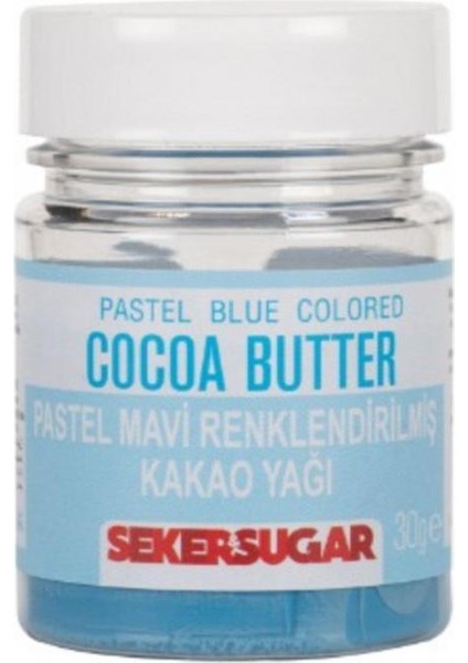 Pastel Mavi Yenilebilir Kakao Yağı 30 gr