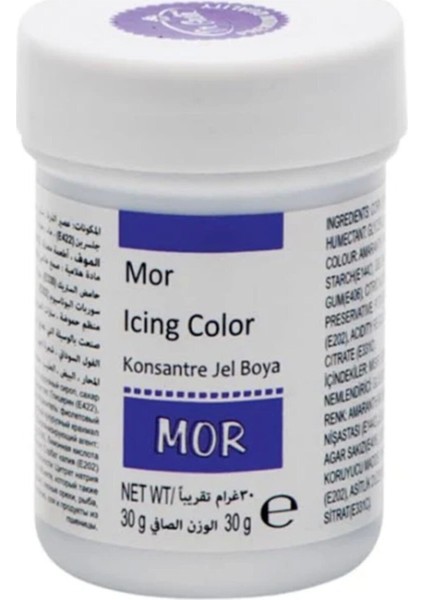 Mor Jel Gıda Boyası 30 gr