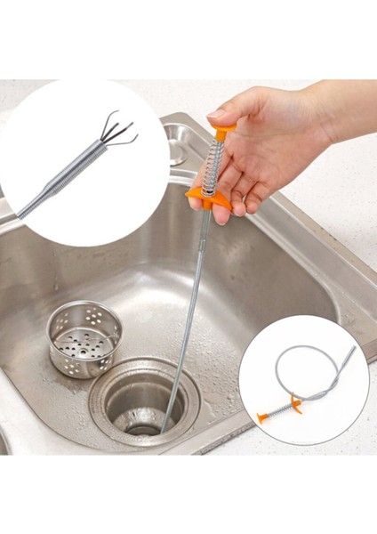 Esnek Lavabo ve Gider Açıcı Kıskaç 90CM