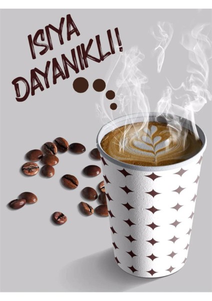 Karton Çay-Kahve Bardağı (7 Oz) 50'li x 2 100 Adet