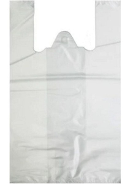 Kalın Jumbo Boy Beyaz Poşet 88CM x 46,5cm 20 Adet