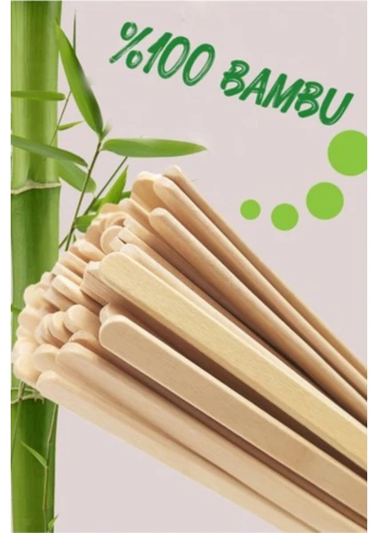 Ahşap Karıştırıcı (Bambu) 500 Adet