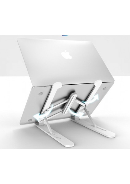 Plastik Yükseklik Ayarlı Laptop Standı Siyah