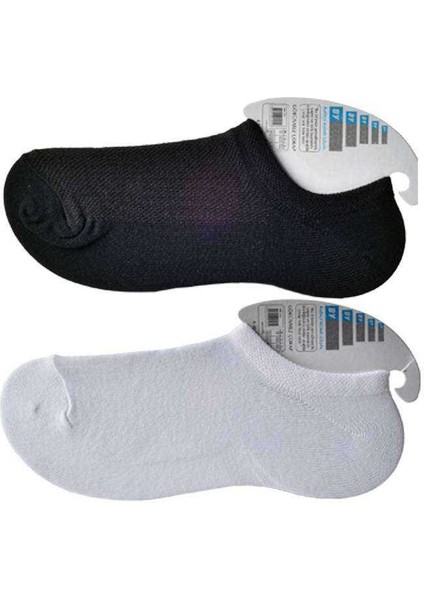 Siyah ve Beyaz Erkek Görünmez Çorap 6 Çift fiyatları