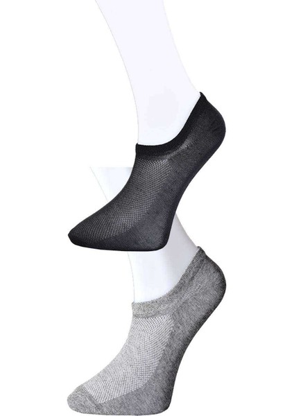 Siyah ve Gri Erkek Görünmez Çorap 6 Çift fiyatları