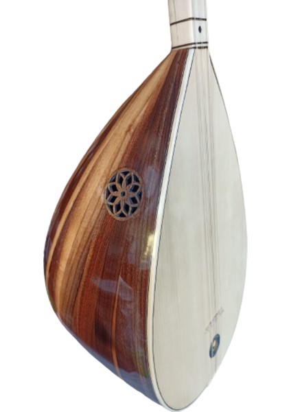 41 Tekne Karaağaç Tam Profesyonel Uzun Sap Bağlama (Polyester)