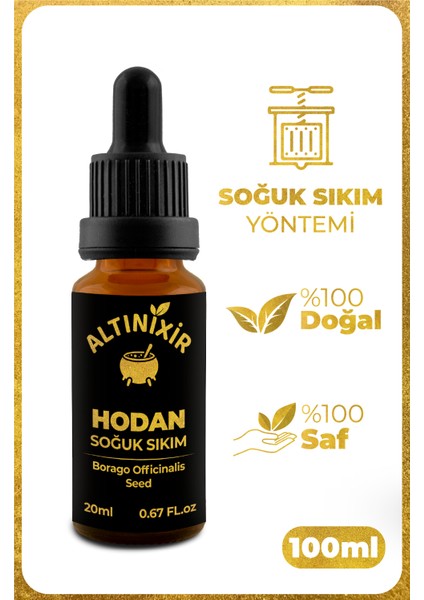 Hodan Yağı Soğuk Sıkım 20 ml