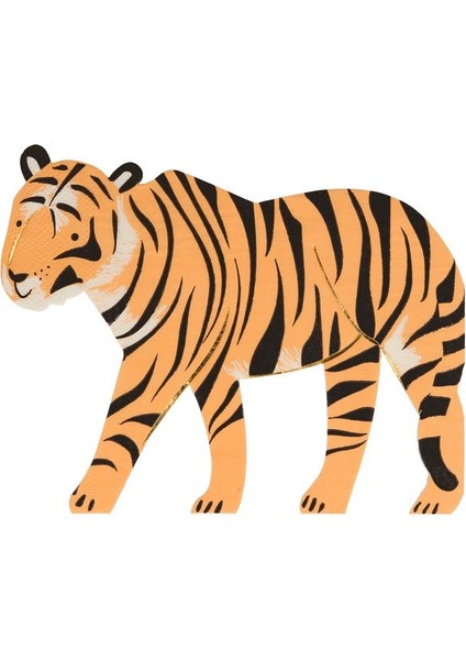 - Tiger Napkins - Kaplan Peçeteler - 16'lı