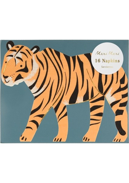 - Tiger Napkins - Kaplan Peçeteler - 16'lı