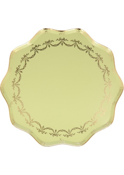 Meri Meri - Ladurée Paris Dinner Plates - Ladurée Paris Tabaklar - L - 8'li