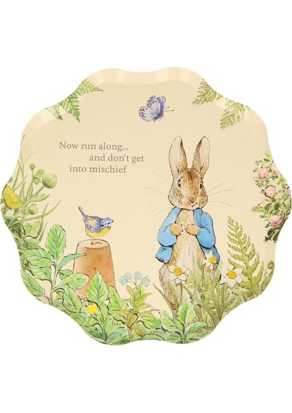 Meri Meri - Peter Rabbit Side Plates - Peter Rabbit Tabaklar - 8'li