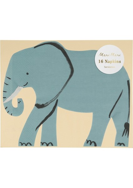 - Elephant Napkin - Fil Peçeteler - 16'lı