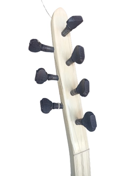 41 Tekne Karaağaç Tam Profesyonel Uzun Sap Bağlama (Polyester)
