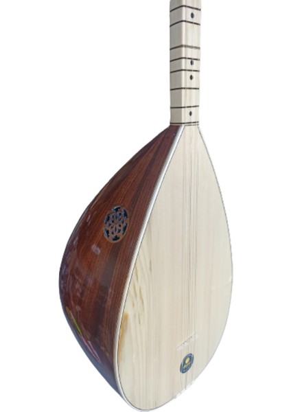 41 Tekne Karaağaç Tam Profesyonel Uzun Sap Bağlama (Polyester)