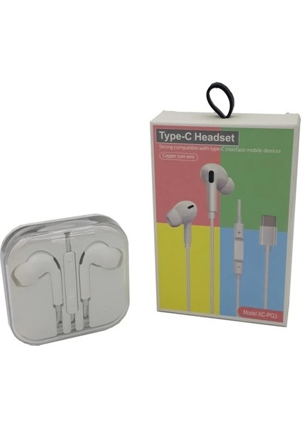 Earphone 3.5mm Microfonlu Kulaklık Xc-Pg3
