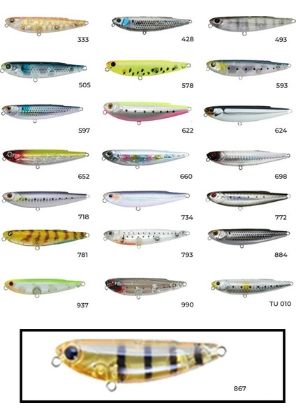 Zipbaits Fakie Dog 90MM Wdt Su Üstü 12GR Maket Balık Balıkmarketim fiyatları