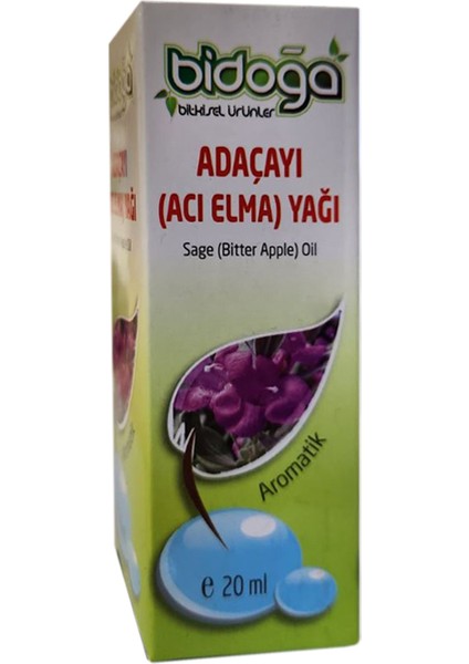 Bitkisel Adaçayı Acı Elma Yağı 20 ml